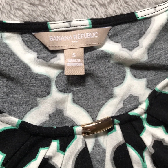 NWT Banana Republic Geometric Patterned Tank Top - Picture 3 of 7